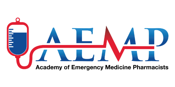 AEMP Logo AEMP logo with fluids bag IV
